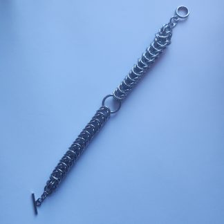 Steel Wanderer Chainmaille Bracelet
