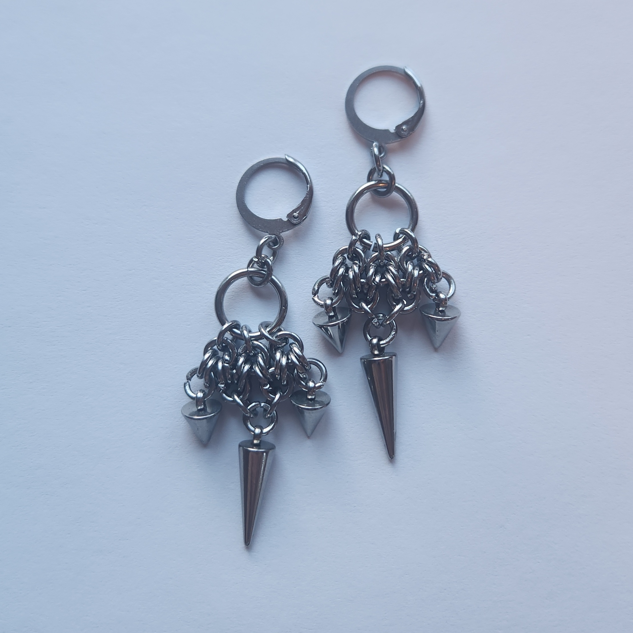 Steel Filament Earrings