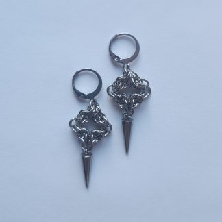 Ornate Diamond Spike Earrings (v1)