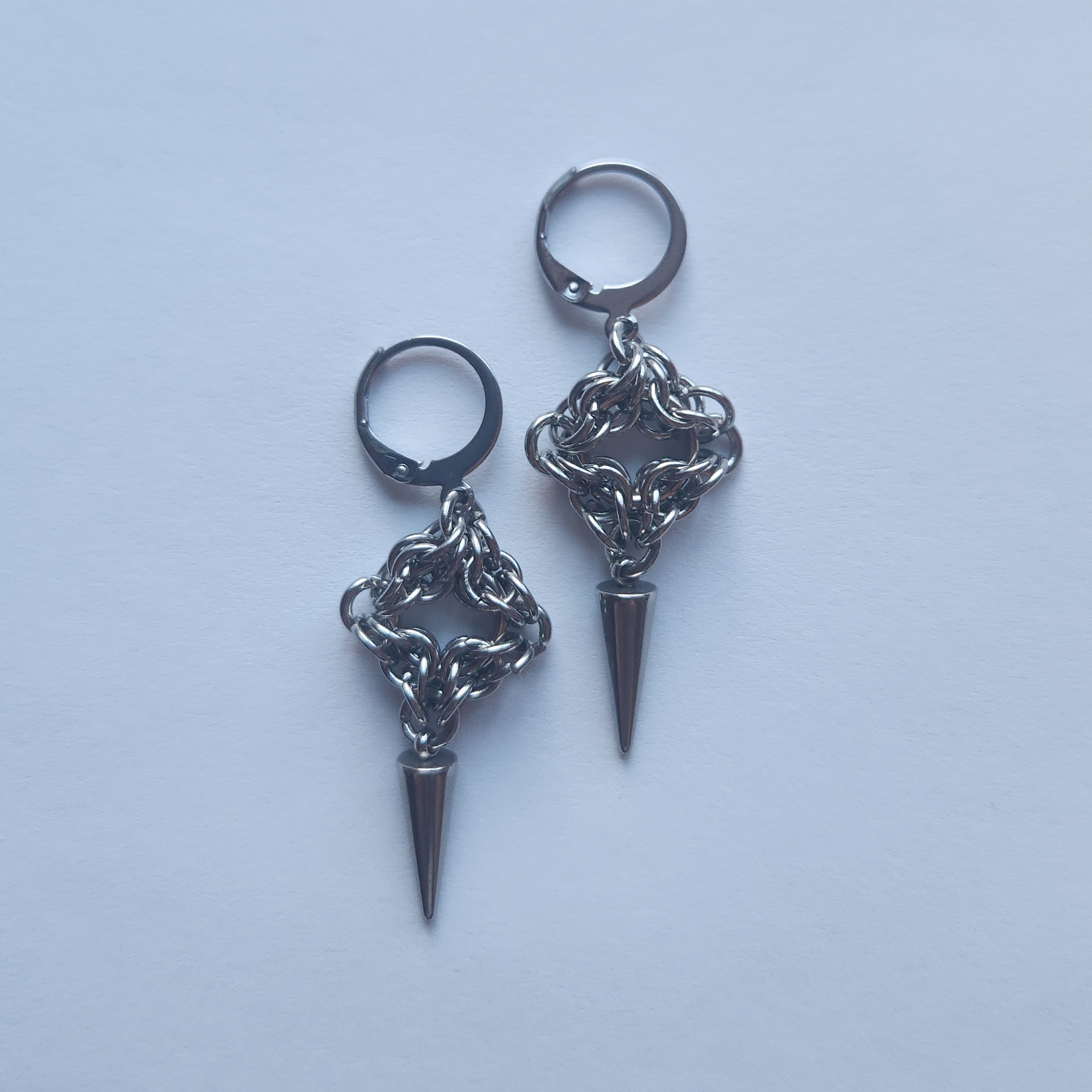 Ornate Diamond Spike Earrings (v1)