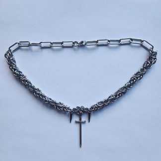 Chainmaille Sword Necklace