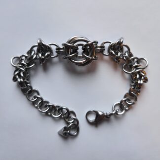 Steel Whirlpool Bracelet